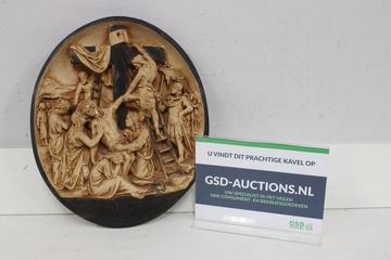 Afbeelding van Gipsen Wandplaquette van Jezus