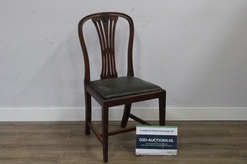 Afbeelding van Antiek Houten Hepplewhite Stoel