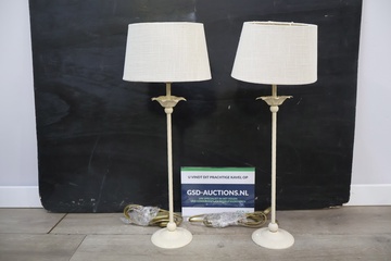 Afbeelding van Set van 2 Landelijke Tafellampjes