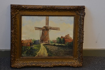 Afbeelding van Olieverfschilderij van G. Jonkers: Hollandsche School