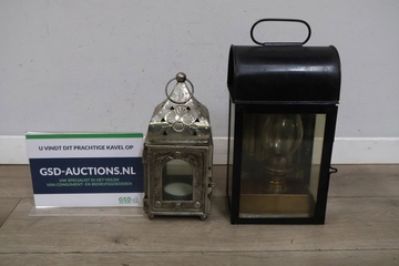 Afbeelding van Set van 2 Metalen Lantaarns