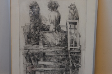 Afbeelding van Ets van G. Verhaaf: 'Tot op zekere hoogte' 1/X stuks