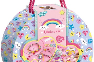 Afbeelding van Totum Unicorn knutselkoffer 2-in-1 knutselset
