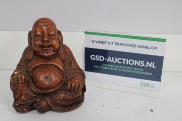 Afbeelding van Handgesneden Houten Boeddha