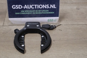 Afbeelding van Zwart Techno Fietsslot met 2 Sleutels