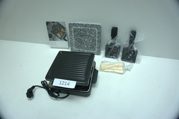 Afbeelding van Gusta Grill & Stone 4 personen EU stekker Gourmetset