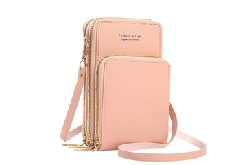 Afbeelding van Telefoontas - crossbody - multifunctioneel - roze
