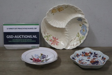 Afbeelding van Set van 3 Porseleinen Schalen