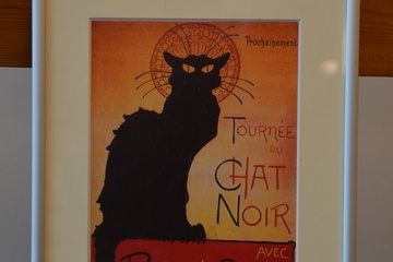 Afbeelding van Iconische 'Tournée du Chat Noir' poster van T. Steinlen 1896