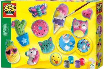 Afbeelding van SES Creative - Gieten en Schilderen - Vrolijke Figuren