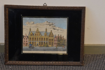 Afbeelding van Prent: 'Gesigt van het Gemeenlands huys v Rheinland'