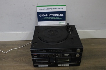 Afbeelding van Vintage Stereo Muziek Systeem van Sanyo