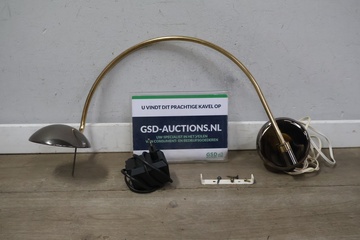 Afbeelding van Vintage goudenboog wandlamp