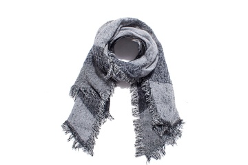 Afbeelding van Luxe oversized sjaal grijs