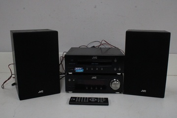 Afbeelding van JVC stereo set met twee luidsprekers