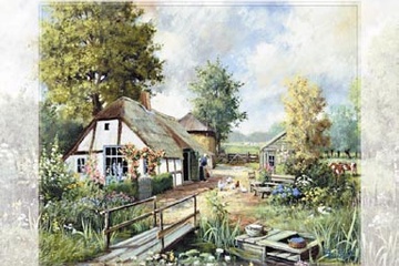Afbeelding van Peter Motz - Cottage farm - Afm: 50x60 cm