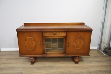 Afbeelding van Antiek 3-Deurs Dressoir met Lade'