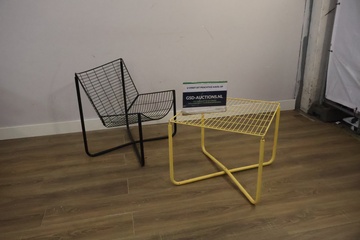 Afbeelding van Ikea Jarpen Niels Gammelgaard stoel en Tafeltje - 1987