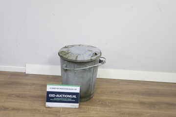 Afbeelding van Vintage Zinken Tuinafvalemmer