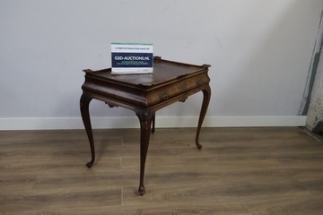 Afbeelding van Antieke Engelse Houten Theetafel
