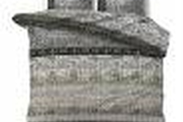 Afbeelding van Dekbed overtrek september grey 200x200cm+2kussenslopen