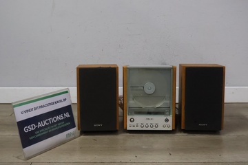 Afbeelding van Sony CMT-EX1 compact disc receiver met 2 speakers