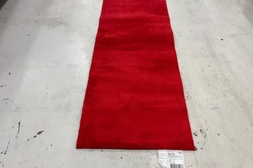 Afbeelding van Vidaxl vloerkleed 80x200 loft rood 