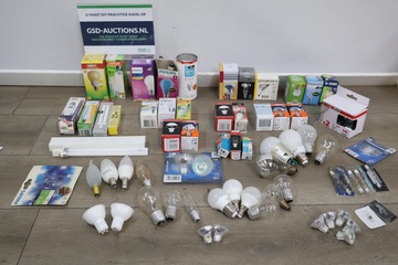 Afbeelding van Verzameling gloeilampen en LED-lampen