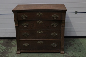 Afbeelding van Antiek Engels Houten Ladekast