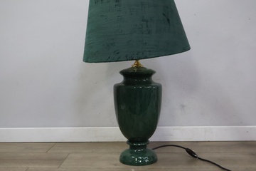 Afbeelding van Groen keramische tafellamp