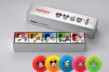 Afbeelding van Golfballen Volvik Mickey & Friends - 4 golfballen met marker
