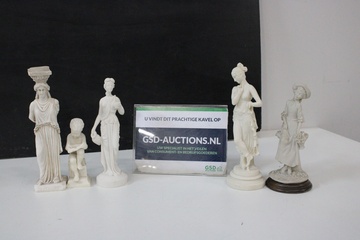 Afbeelding van Set van 5 Handgemaakte Personen/Godinnen
