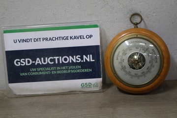 Afbeelding van Vintage Houten Barometer