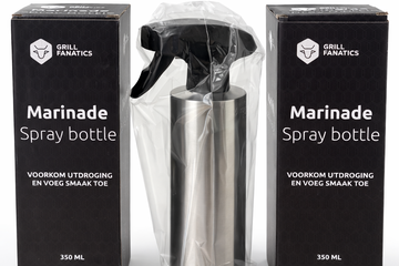 Afbeelding van 2x Grill Fanatics Marinade Spray Bottle RVS 350ml