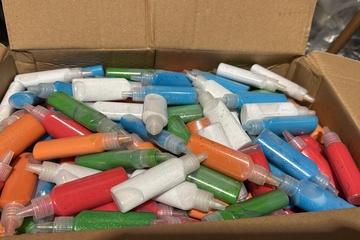 Afbeelding van 450 x Glitter verf – 5 verschillende kleuren