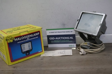 Afbeelding van Halogeenbuitenlamp met Infrarood Bewegingssensor