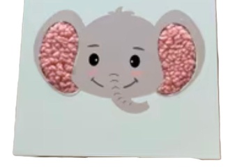 Afbeelding van Opbergdoos olifant blauw