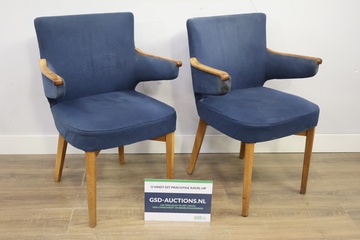 Afbeelding van Set van 2 Vintage Armfauteuils