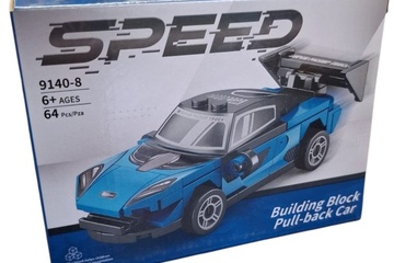 Afbeelding van Bouwdoos Superspeed met frictiemotor 64delig