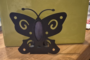 Afbeelding van theelichthouder vlinder