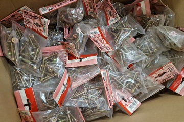 Afbeelding van 50 zakjes spaanplaatschroeven 