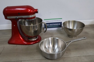 Afbeelding van Rode Artisan KitchenAid Keukenmachine