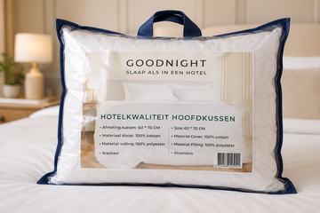 Afbeelding van 8X GOODNIGHT - PREMIUM HOTELKUSSEN 60X70CM