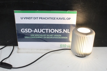 Afbeelding van Zilverkleurig Metalen Tafellampje Lucide