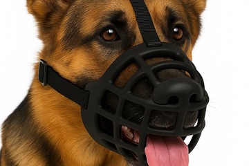 Afbeelding van Flamingo muilkorf honden – Maat XXL