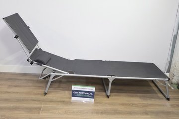 Afbeelding van Opvouwbare Ligstoel met Verstelbaar Zonnescherm