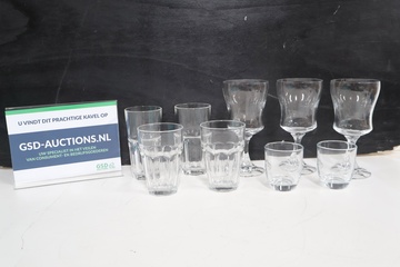 Afbeelding van Set van 9 Drinkglazen'