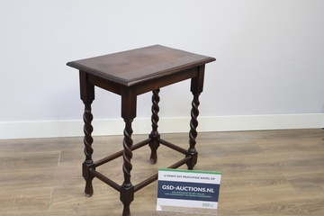 Afbeelding van Antieke Barley-Twist Stijl Bijzettafel
