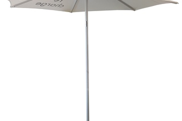 Afbeelding van Poster push-up parasol 210cm rond Wit - NIEUW