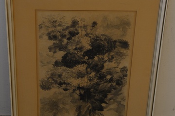 Afbeelding van Prent van Aart van Dobbenburgh: Herfstbloemen'